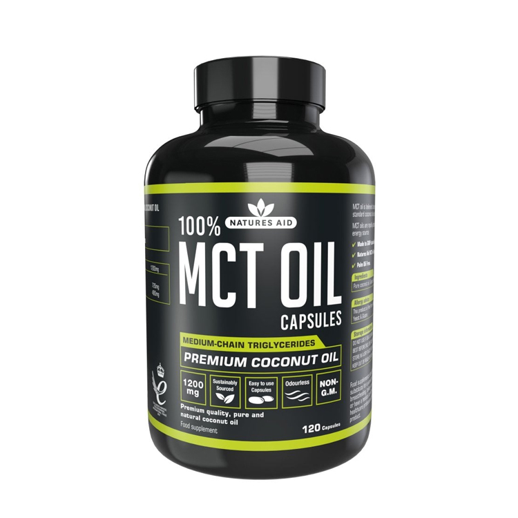 Natures Aid MCT Oil 120 caps